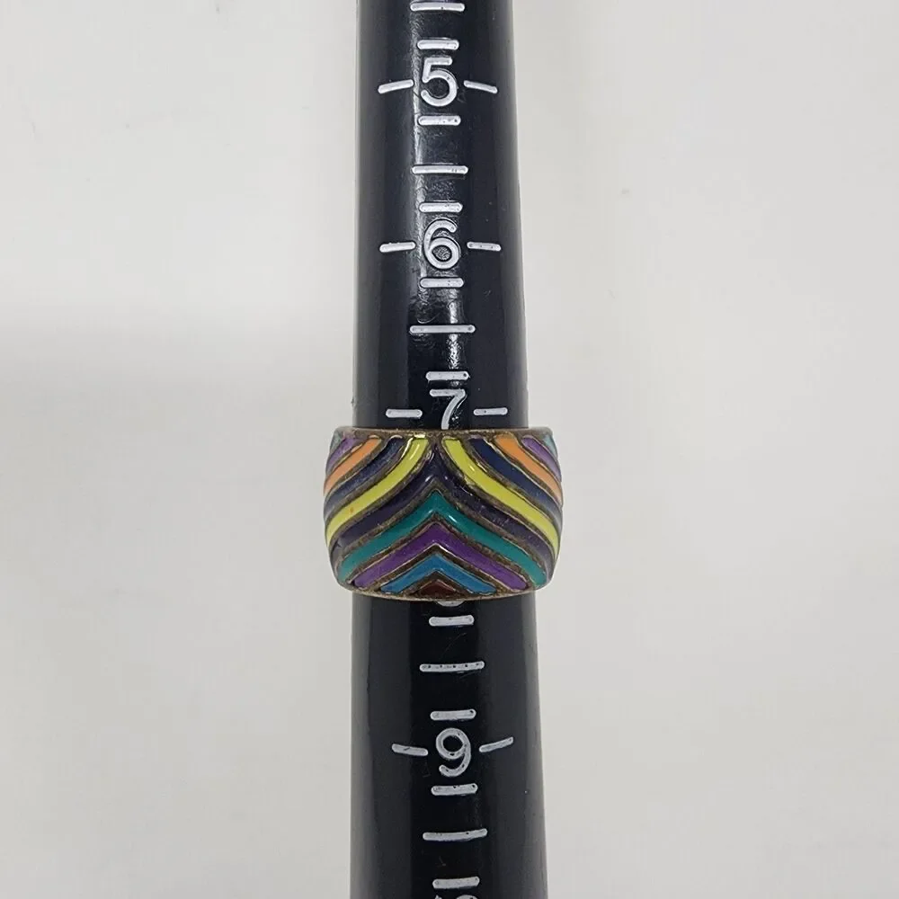 Source Unknown multicolor enamel